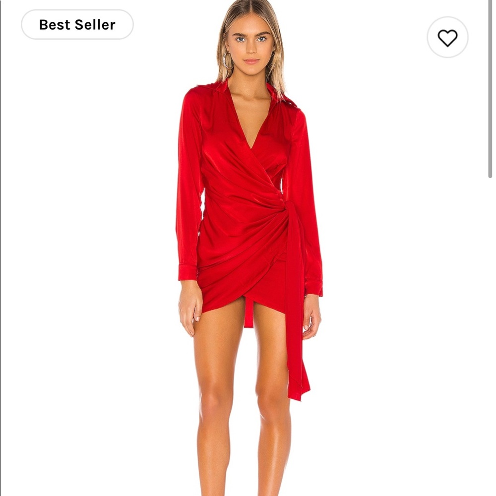 Superdown Sophie draped mini dress